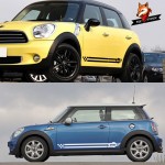 Car Door Side Skirt Body Waist Strip Decal Sticker Countryman Accessories For MINI Cooper One S JCW R50 R55 R56 R57 F54 F55 F60